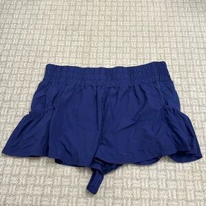 Free People Get your Flirt on shorts; size XL; purple